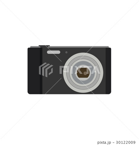 Photo camera flat icon symbol. Vector photographer 30122009