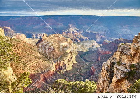 morning light sunrise at Grand Canyon, Arizona USA 30122184