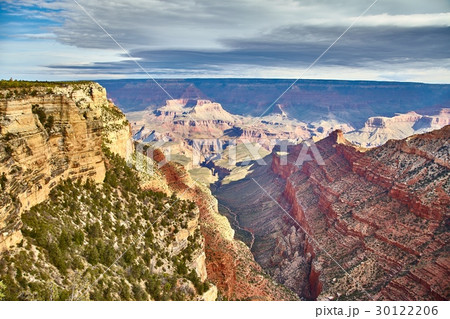 morning light sunrise at Grand Canyon, Arizona USA 30122206