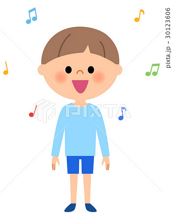 男の子 歌う 30123606