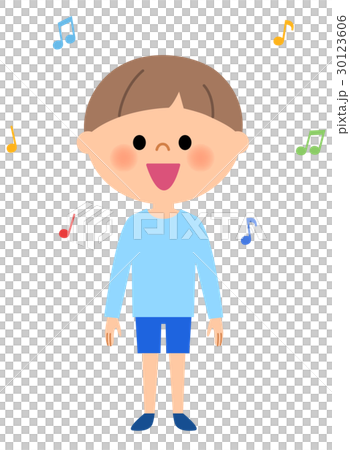 男の子 歌う 30123606
