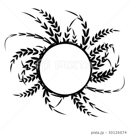 Abstract frame from leaves 30126874