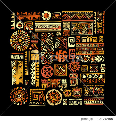 Ethnic handmade ornament for your design Ethnic handmade ornament for your design 30126900
