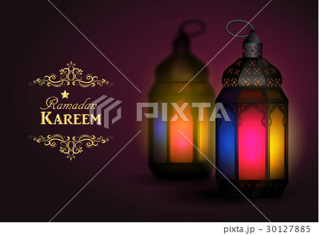 Intricate Arabic lamp Intricate Arabic lamp 30127885