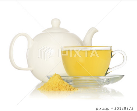 Ginger tea in a cup 30129372