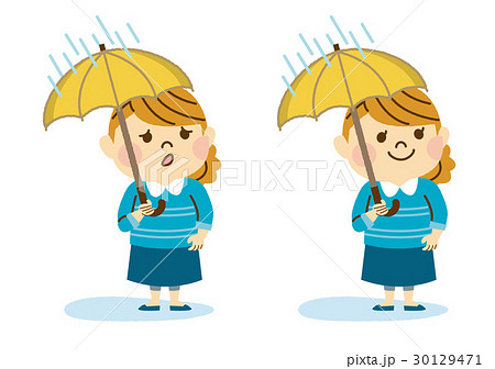 傘をさす女性 30129471