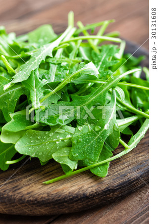 Fresh arugula leaves, rucola 30131608