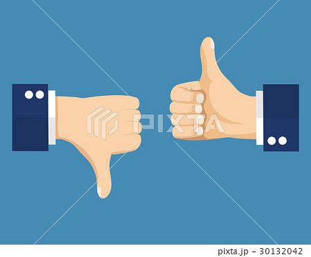 Thumbs up and down 30132042