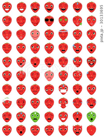 Emoticons Strawberry 30133695
