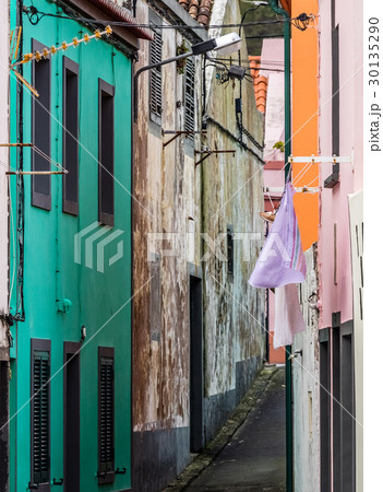 Colorful streets of Ponta Delgada 30135290