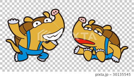 アルマジロのキャラクター、動物キャラクター 30135545