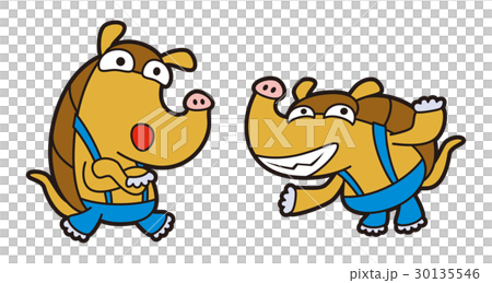 アルマジロのキャラクター、動物キャラクター 30135546