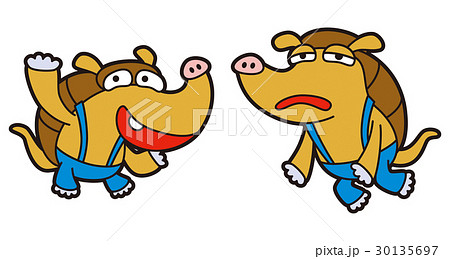 アルマジロのキャラクター、アイコン、アイキャッチ 30135697