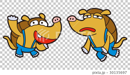 アルマジロのキャラクター、アイコン、アイキャッチ 30135697