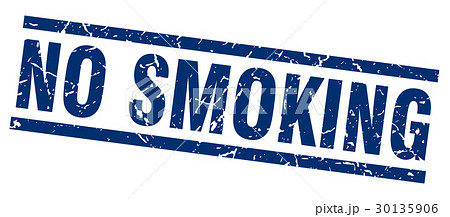square grunge blue no smoking stamp 30135906