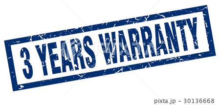 square grunge blue 3 years warranty stamp square grunge blue 3 years warranty stamp 30136668