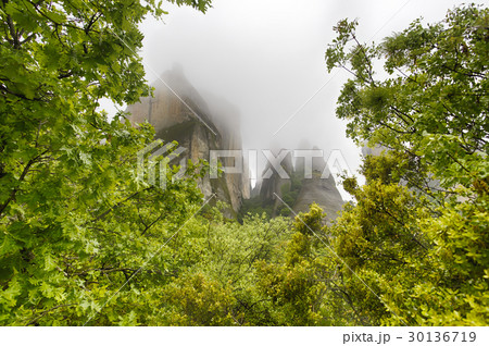 Meteora rocks after the rain 30136719