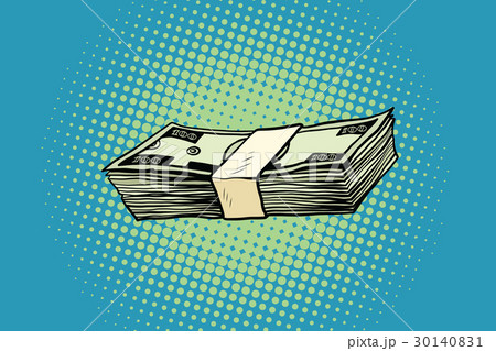 Packing of banknotes one hundred dollars 30140831