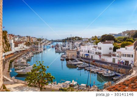 View on old town Ciutadella port , Menorca, Spain 30141146