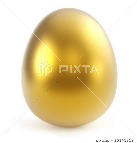 Gold egg 3D illustration Gold egg 3D illustration 30141218