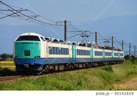 白新線を走る485系3000番台L特急いなほ 白新線を走る485系3000番台L特急いなほ 30142659