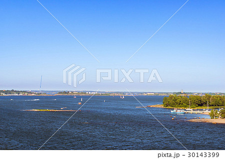 Sailing regatta in Bay of Helsinki, Finland 30143399