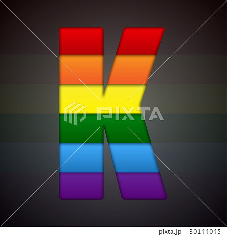 Vector abstract sign of rainbow. LGBT community. 30144045