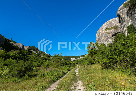 Cave City in Cherkez-Kermen Valley, Crimea Cave City in Cherkez-Kermen Valley, Crimea 30146045
