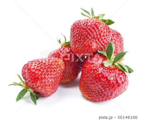 Strawberries isolated on white Strawberries isolated on white 30146100