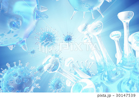 3D illustration , Hepatitis, H1N1, HIV, FLU AIDS 30147539