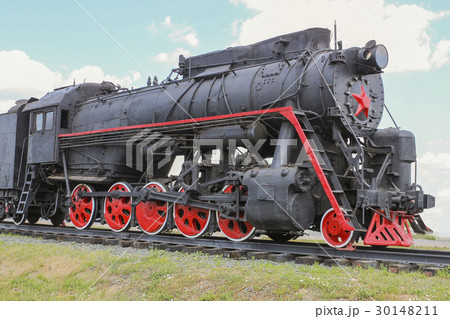Old soviet locomotive 30148211