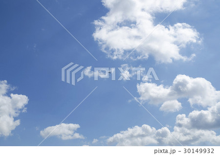 Sky with clouds and airplane 30149932