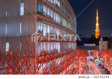 東京タワー_冬のけやき坂 30150249