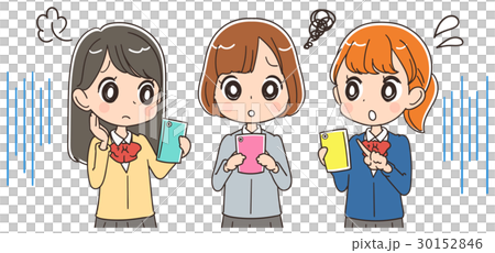 需要的學校女孩的例證 需要的學校女孩的例證 30152846