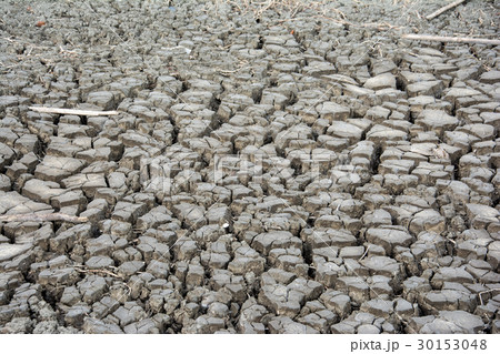 Dry soil texture for background. Dry land. 30153048