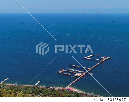 鉢伏山から見る須磨海づり公園 30153097