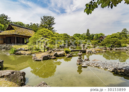 新緑の桂離宮庭園 30153899