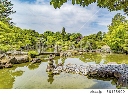 新緑の桂離宮庭園 30153900