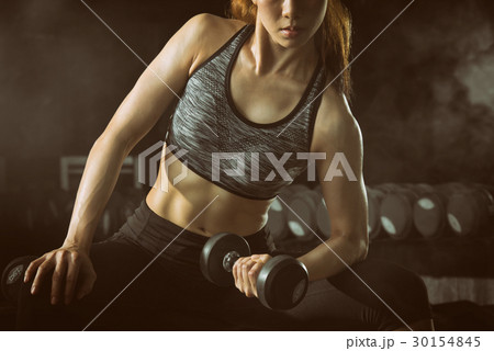 Professional sport fitness woman 30154845