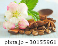 wooden spice retro coffe background 30155961
