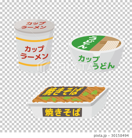 Cup ramen set [Foodstuff series] 30158494
