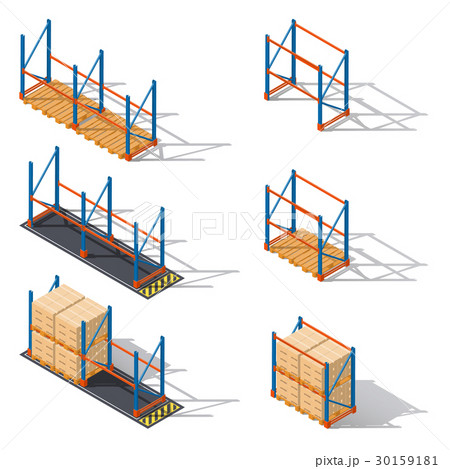 Storage racks for pallets Storage racks for pallets 30159181