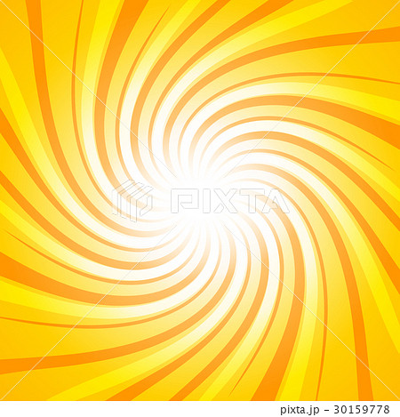 Twisted Orange Star Burst Abstract Backgroundのイラスト素材