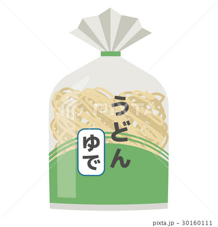 うどん 食材 シリーズ のイラスト素材