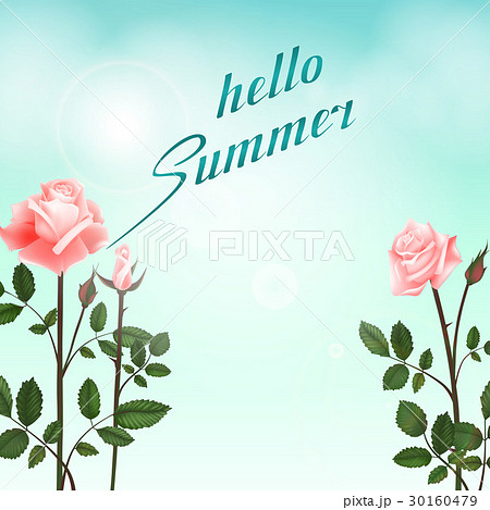 Greeting card with roses 30160479