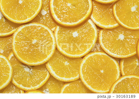 Background citrus ripe juicy slices of orange lemo 30163189