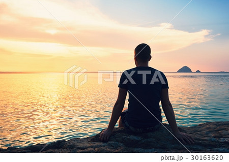 Contemplation on the beach 30163620