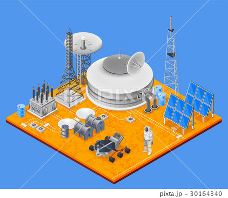 Space Station Isometric Concept Space Station Isometric Concept 30164340