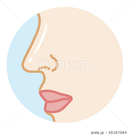 nose profile clipart