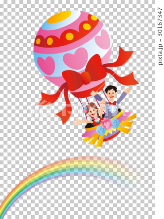 ジュンブライドと気球と虹 ジュンブライドと気球と虹 30167347